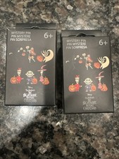 2 NIB Loungefly Nightmare Before Christmas Pumpkin Theme Scented Pin SEALED