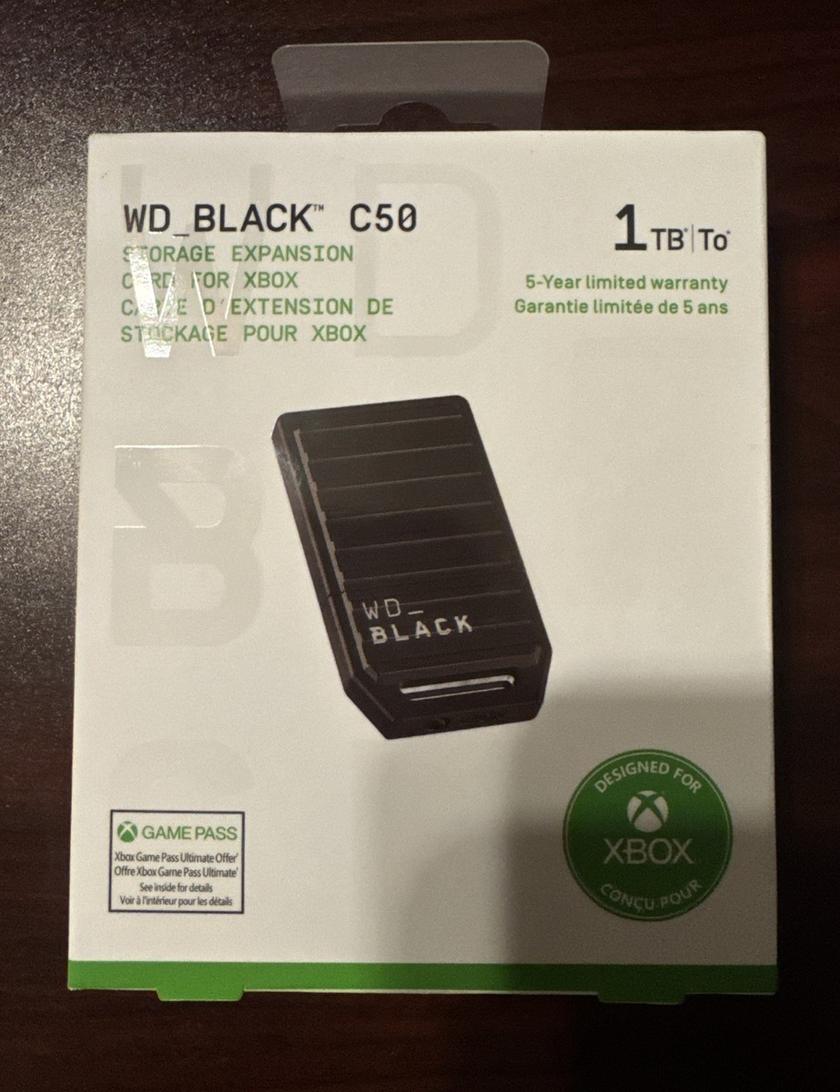 WD_BLACK 1TB C50 拡張 Xbox WDBMPH0010BNC 1TB WD_BLACK C50 Storage Expansion Card for Xbox | Sandisk