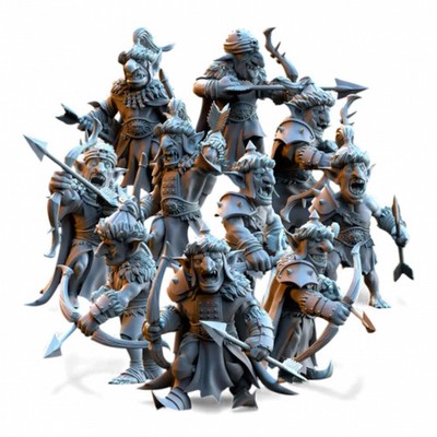 The Beholder   The Black Horde   Bogenschützen   Goblins der Ebenen   3D-Print