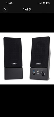 Cyber Acoustics CA-2016 2.0 Speaker System Black