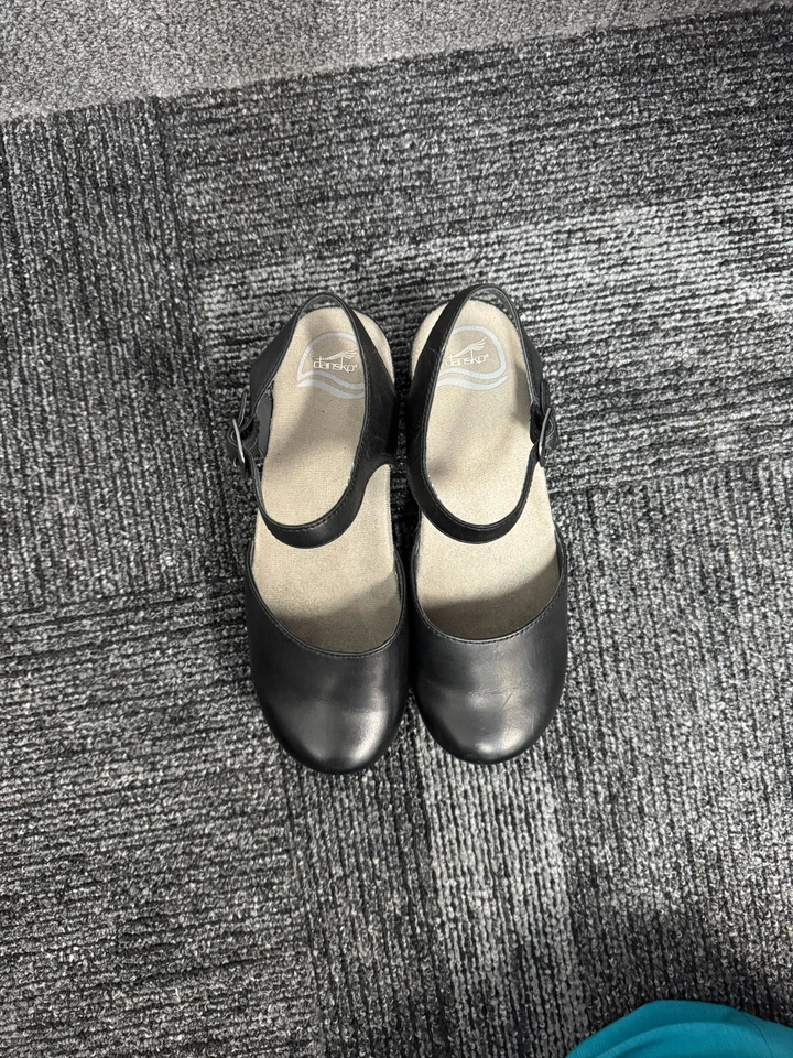 Black Dansko shoes for women size 37, Mary Jane Sam style, Good Condition, - Image 3 of 4