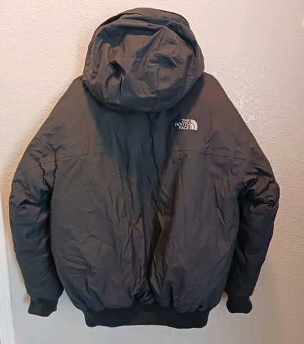 The North Face Hyvent Goose Down Hooded Coat Jacket Charcoal Men's Size Large - Picture 8 of 12