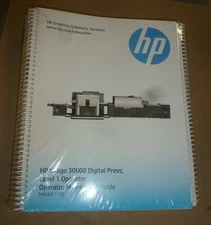 Set of 3 Manuals - HP Indigo 30000 Digital Press - Level 1 Operator Guides