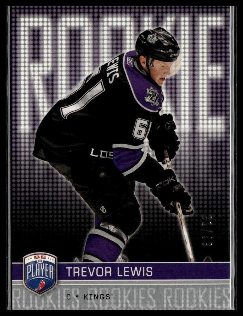 Trevor Lewis /99 RC 2008-09 Upper Deck Be a Player #241 Los Angeles Kings