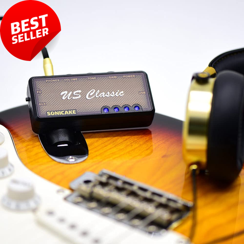 Rechargeable Guitar Headphone Amp with Reverb and AUX Input - Picture 6 of 12