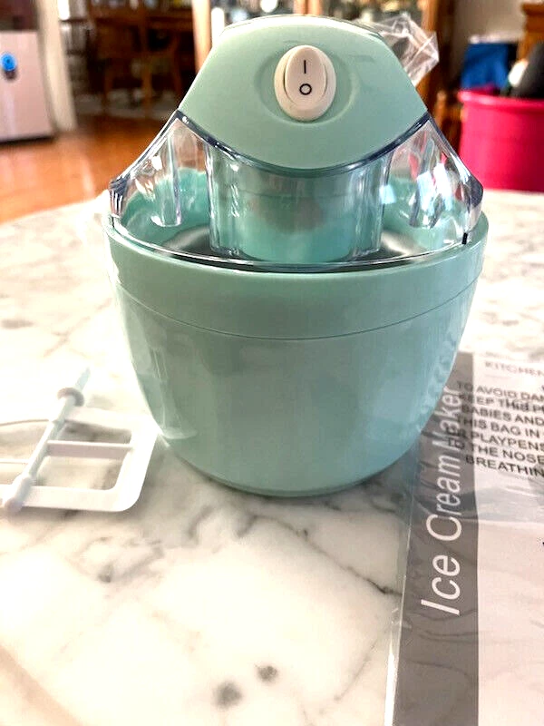 Electric Ice Cream Maker Machine Kitchen Headquarters Makes One Pint