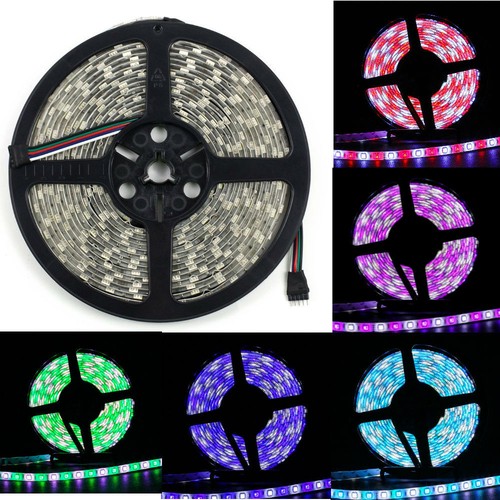 RGB +Cool / Warm White 300Leds 5050 SMD RGBW / RGBWW LED Strip Light White PCB - Picture 1 of 6