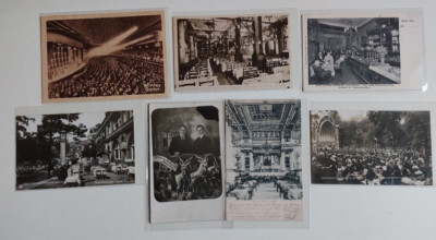 BERLIN 81 - Wintergarten,Winzerstube,zum Hutten,Zoo,Bockbierfest Neue Welt-7 AKs