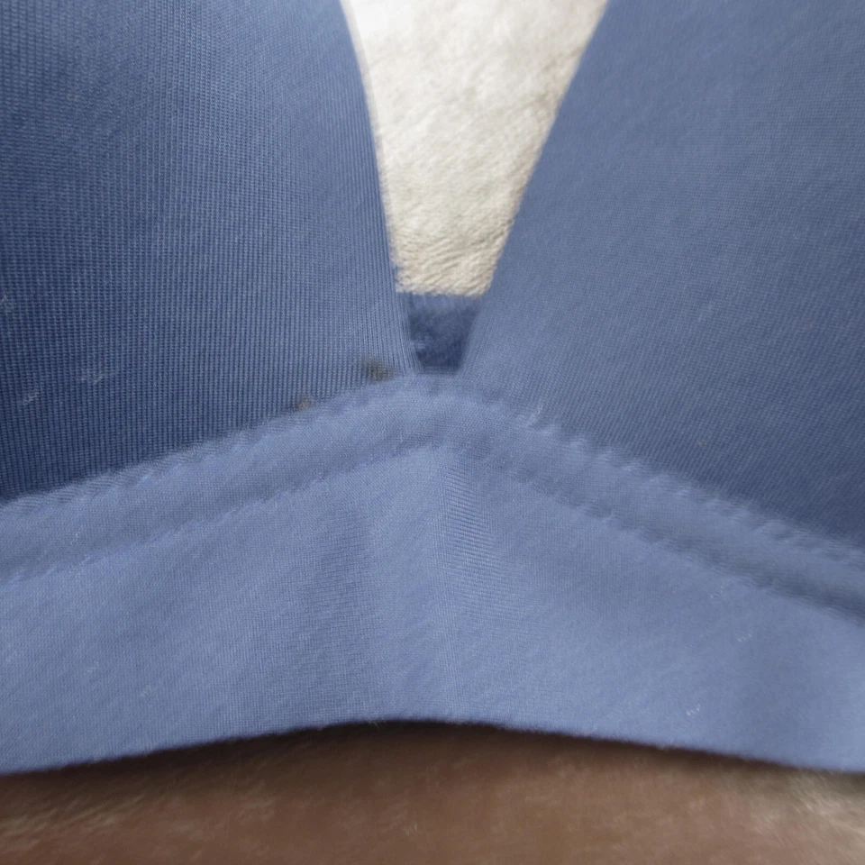 Sujetador Catherine Malandrino 34C Azul Acolchado Inalámbrico Cierre Ajustable Espalda Foto 3 de 4