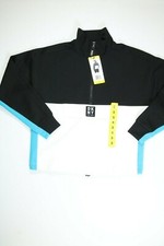 Womens DKNY Sport 1/2 Zip Black Pullover NEW NWT