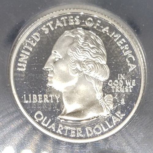 NICE 2001-S Washington 25c Rhode Island ICG PR-69 DCAM Silver Quarter KVE Invest - Picture 8 of 9