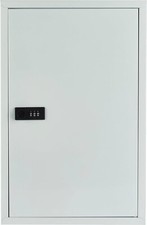 Wall-Mounted White First Aid Metal Box with Mechanical Combination Lock