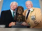 JERRY JONES DALLAS COWBOYS SIGNED 11x14 HALL OF FAME INDUCTION PHOTO 2017 #2