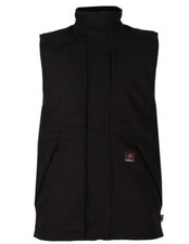 Forge FR Work Vest Mens Canvas Duck Flame Resistant Zip MFRVST-001