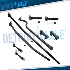 4WD Front Tie Rod Sway Bar Track Bar Drag Link for 1998 1999 Dodge Ram 2500