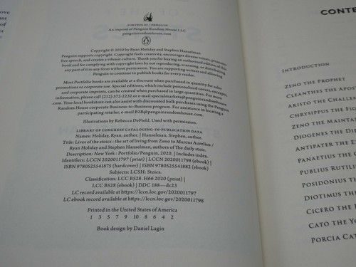 Ryan Holiday & Stephen Hanselman Signed HB Book Lives Of The Stoics JSA #TT73416 - Picture 4 of 10