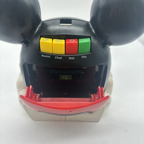 Vintage Mickey Mouse Head Talkin Tape Player - Repair Or Parts only As Is - Picture 5 of 8