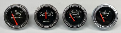 1963-1964 Studebaker Avanti Gauge Set - NEW! - Fuel, Oil, Temp, Ammeter