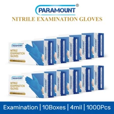 1000 PCS Exam Nitrile Gloves Indigo Cleaning Food Prep Hair Dye Tatoo