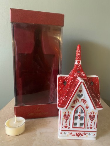 VILLEROY & BOCH Scandinavia DECOLIGHTS Church Tealight Votive Candle Holder 2004