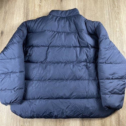 Cabelas Premier Northern Goose Down Puffer Jacket Men's 2XL Navy Blue 650 Y2k - Picture 10 of 21