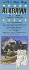 Road Map of Alabama, by Five Star Map