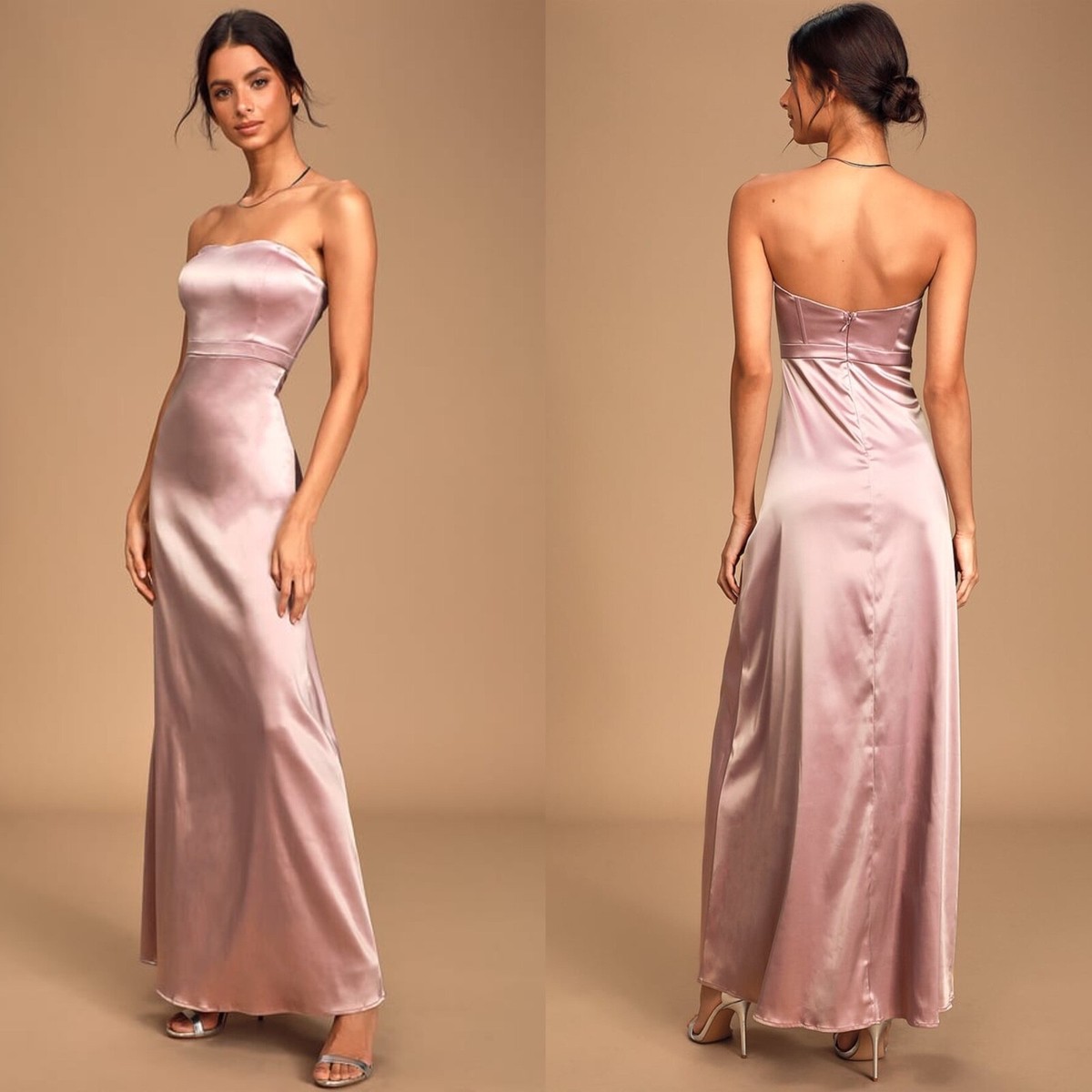 chinese dress ladies Destinations Maxi Halter Dress | Mauve | Womens main image 1