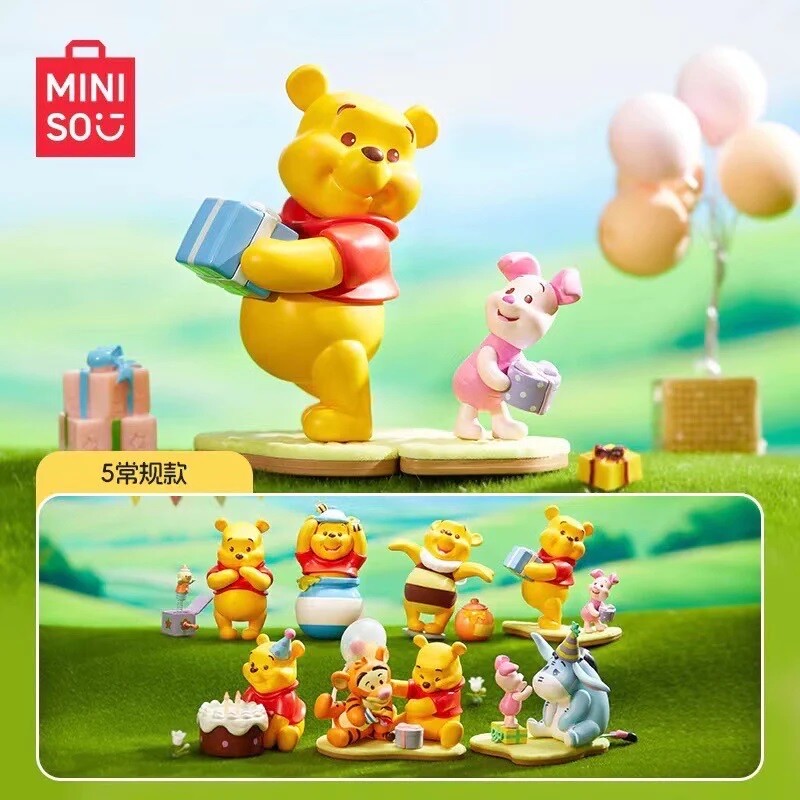 Miniso Miniatures Disney Winnie the Pooh Best Friends Party Set | eBay