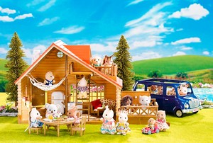 sylvanian families lakeside lodge