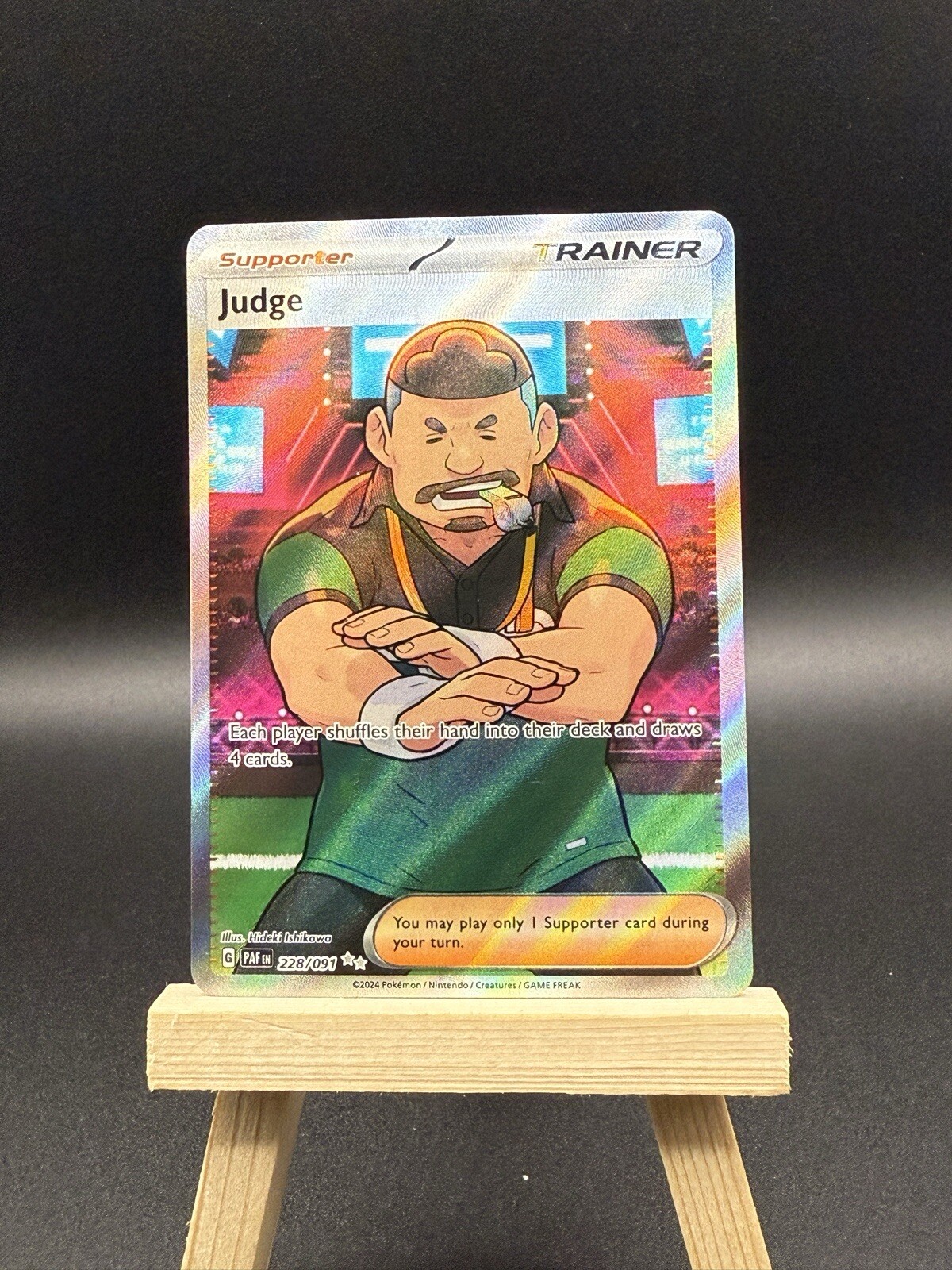 Judge 228/091 Sv: Paldean Fates Holo NM