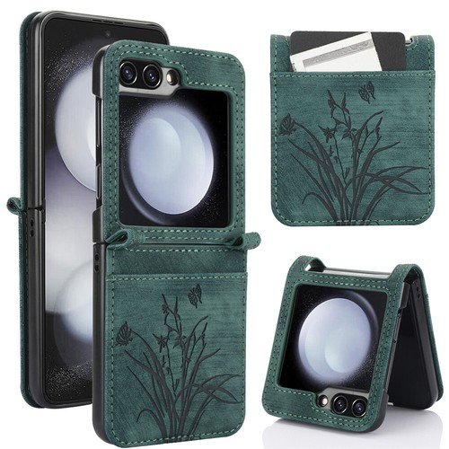 For Samsung Galaxy Z Flip 7 FE 6 5 4 Wallet Card Holder Leather Phone Case Cover - Picture 13 of 81