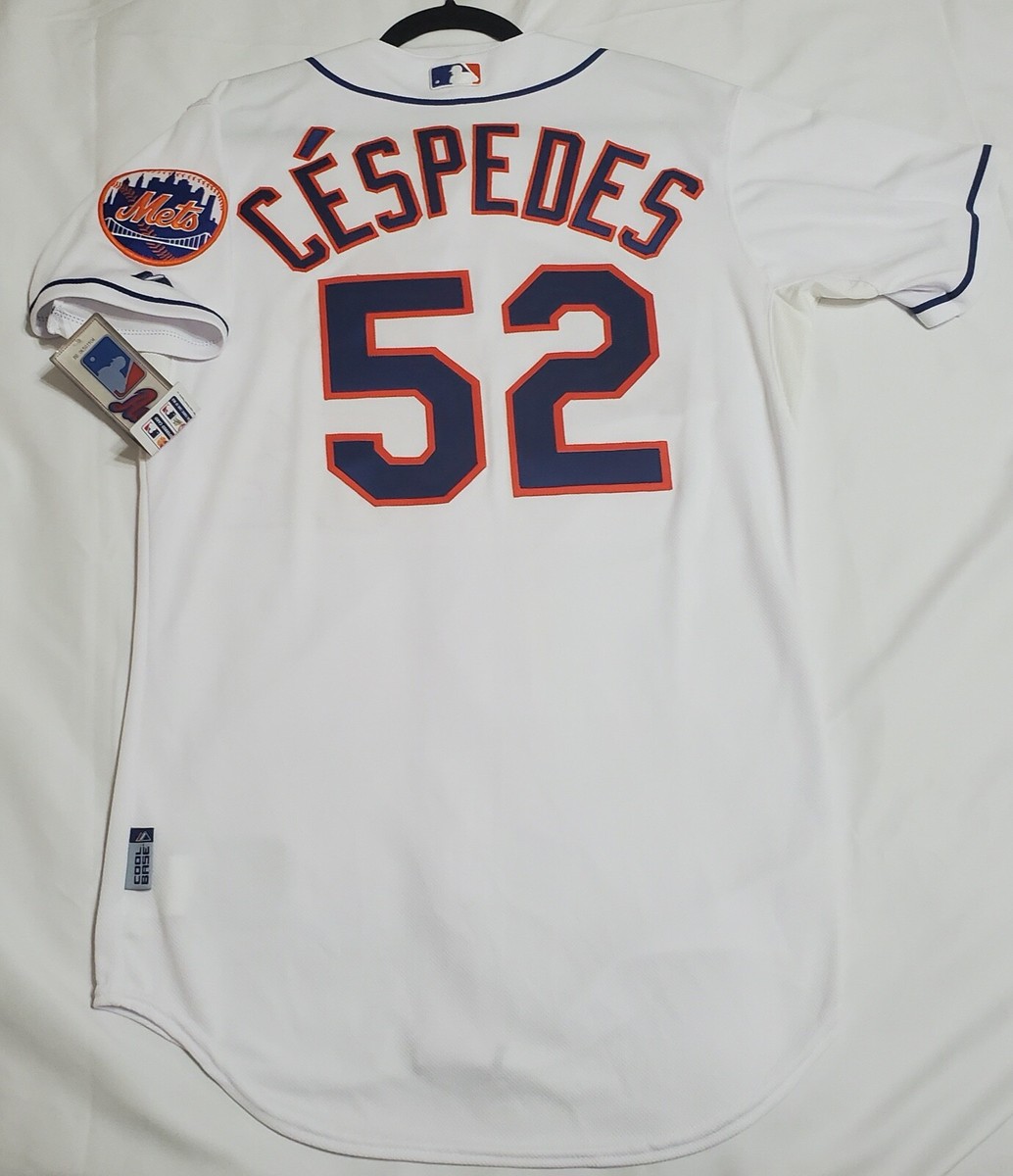 Majestic AUTHENTIC, 40 MEDIUM NEW YORK METS, YOENIS CESPEDES COOL