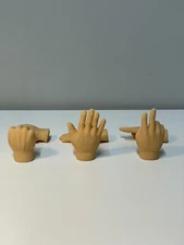 Tiny Finger Hands- Rock Paper Scissors 6 Pack - Little Finger Puppets Mini Ru...
