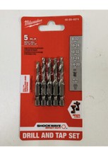 Milwaukee Shockwave Impact Drill and Tap Bit, Set of 5 48894874 