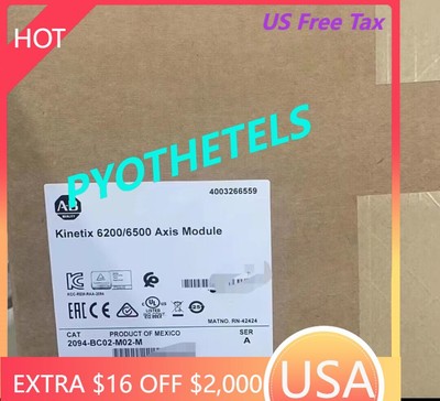 NEW IN BOX AB 2094-BC02-M02-M Kinetix 6200/6500 Integrated Axis Module