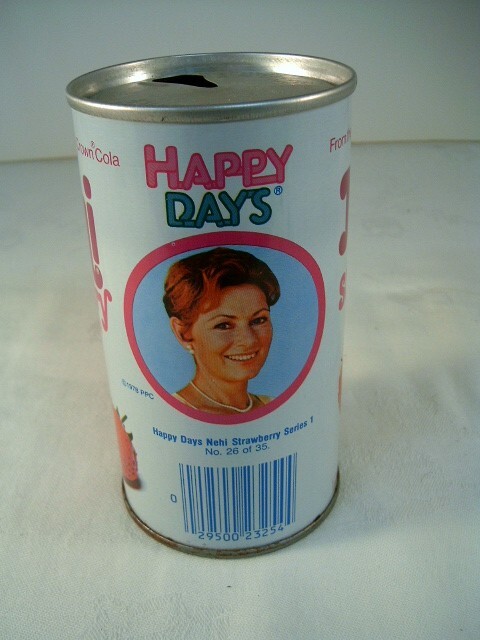 1978 NEHI STRAWBERRY STEEL SODA CAN, HAPPY DAYS SERIES #1 , # 26 OF 35