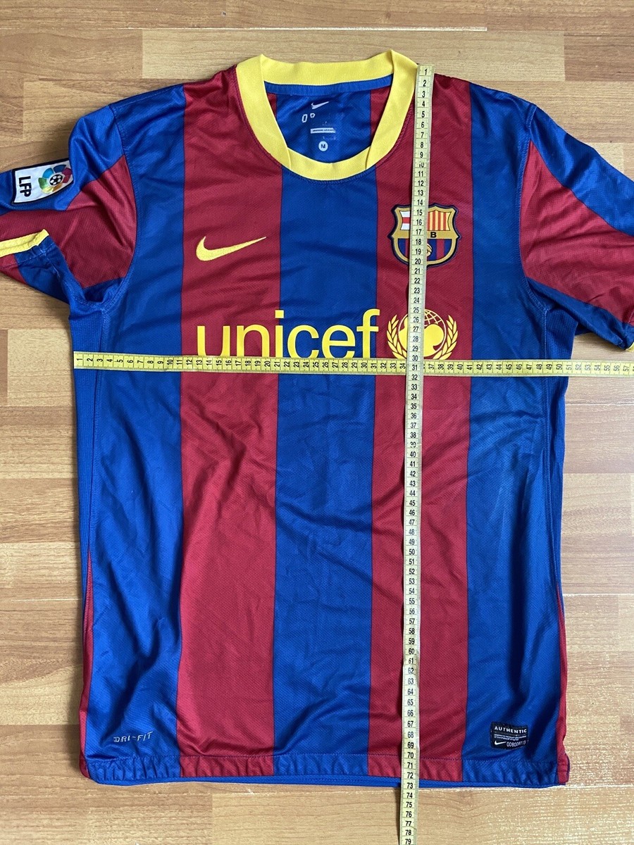 BARCELONA 2010 2011 HOME FOOTBALL SHIRT SOCCER JERSEY NIKE