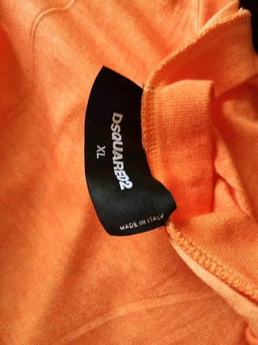 DSQUARED2 XL t-shirt SEE-THROUGH style Tee w/ logo ''SH*T HAPPENS'' on Back - Picture 6 of 6