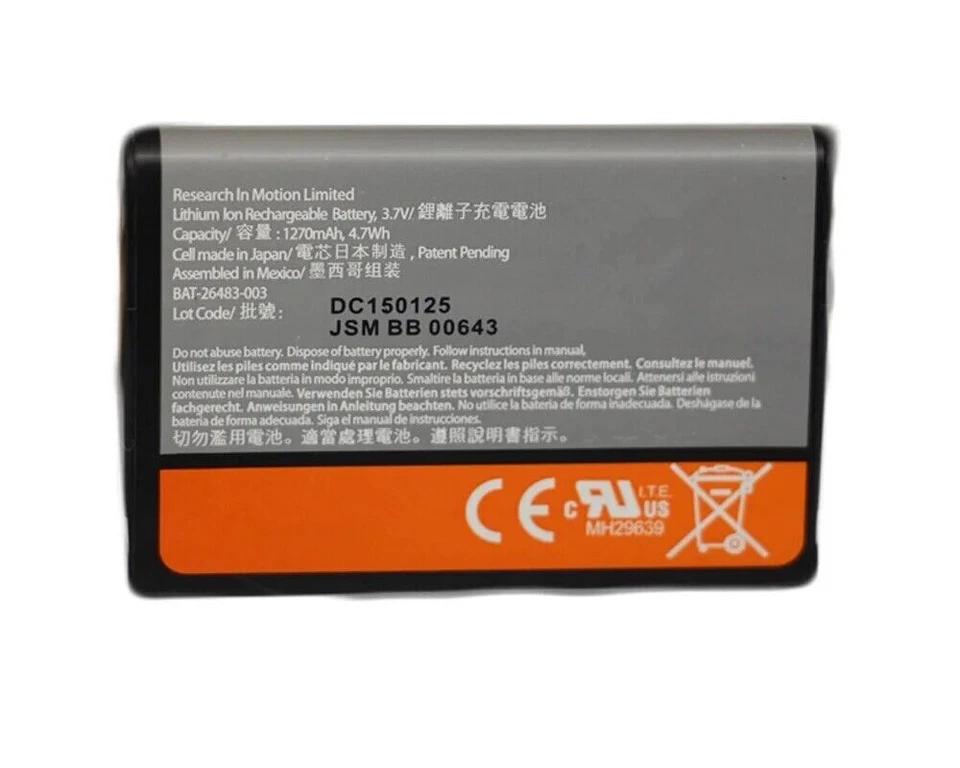 Nuevo Para Blackberry FS1 F-S1 Antorcha 9800 Antorcha 2 9810 BATERÍA BAT-26483-003 Foto 2 de 4