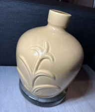 Vintage JARU “Pure Honey” Pottery Vase Mid-Century Modern Unique!
