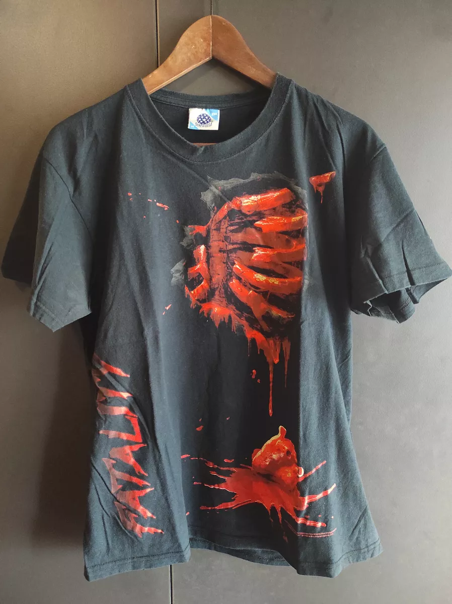 vintage Mortal Kombat 9 Fatality t-shirt XL MK1 arcade games play