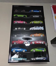 16 Car Display Case Diecast Model 1/24 Scale 1:24 Collection Shelf Cabinet LARGE