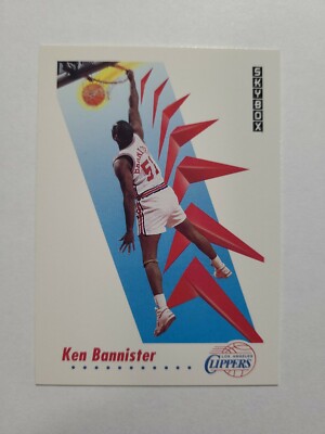KEN BANNISTER 1991-92 SKYBOX BASKETBALL CARD # 122 E5261