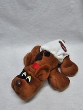2019 Hasbro 8" Pound Puppy Dark Reddish Brown Red Collar w/ Baby Diaper