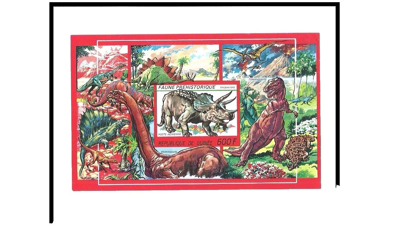 Guinean Independent Nation Decimal Animal Kingdom Postal Stamps