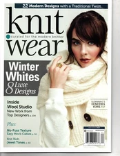Knit Wear Magazine Fall Winter 2017 Interweave Winter Whites Knitting Patterns