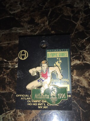 1996 Atlanta USA Summer Olympic Games Track & Field - Hurdles Event Pin