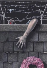 The Berlin Wall – Boris Artzybasheff 1930 Surrealist Political Expressionist Art