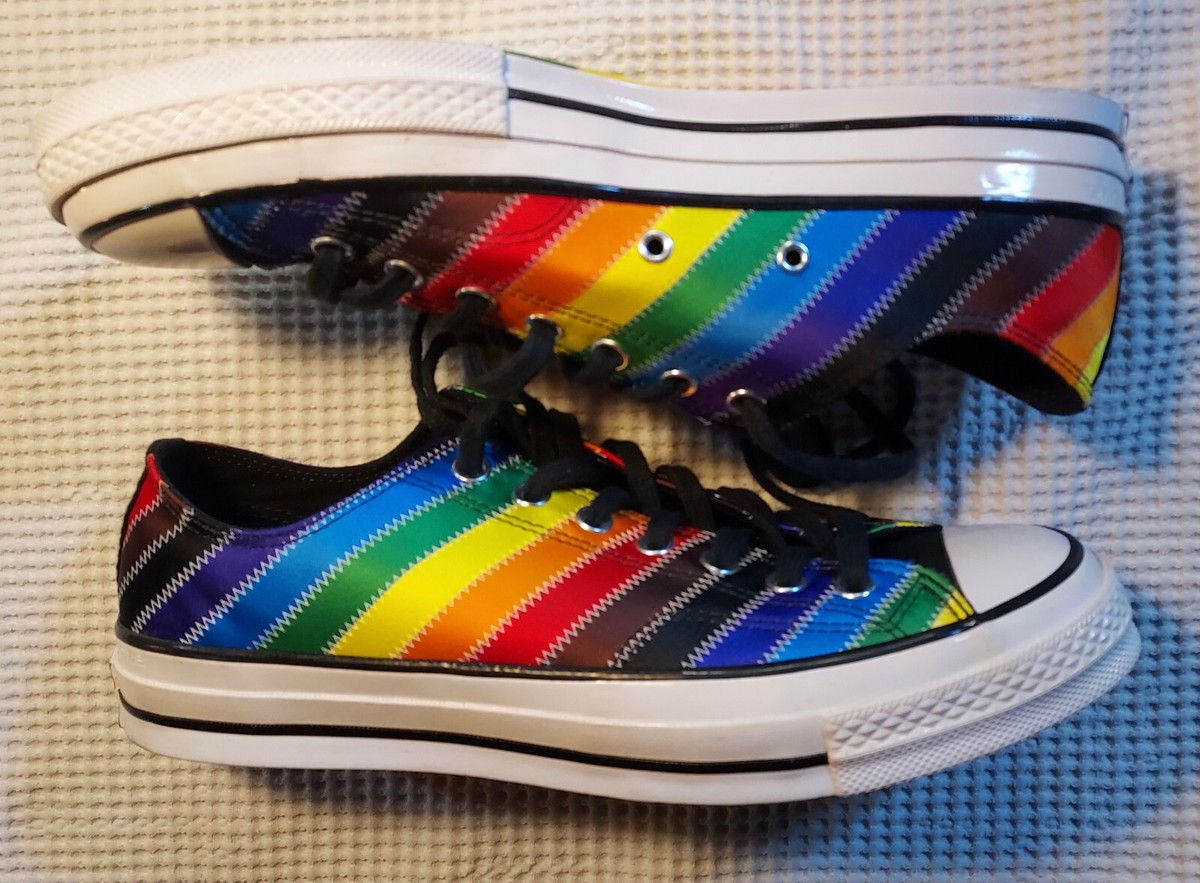 CONVERSE ALL STAR Pride Edition Rainbow Chuck Taylor Mens 10 CONVERSE ALL STAR Pride Edition Rainbow Chuck Taylor Mens 10