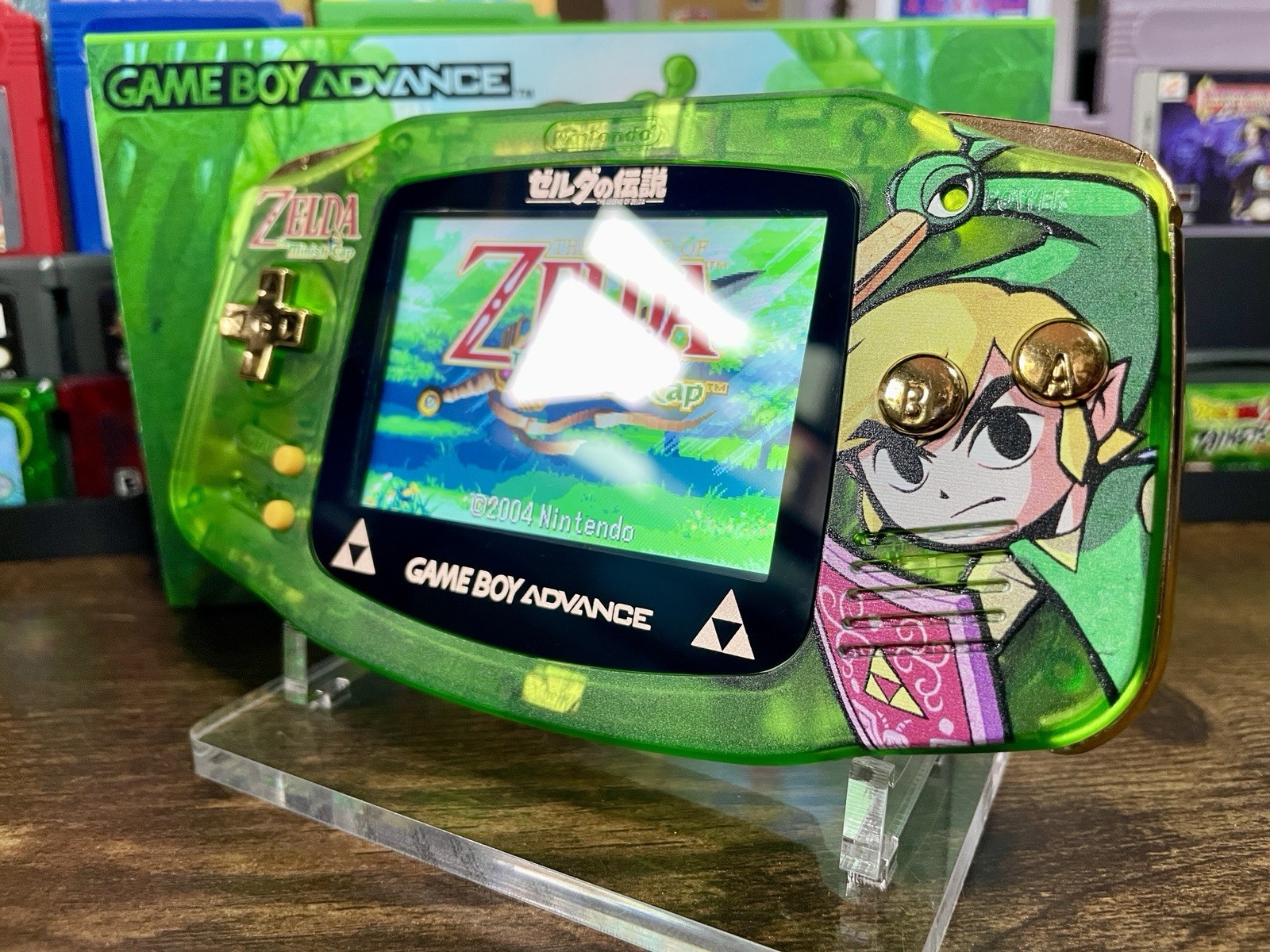 Legend of Zelda Nintendo Game Boy Advance IPS V2 3.2” Display